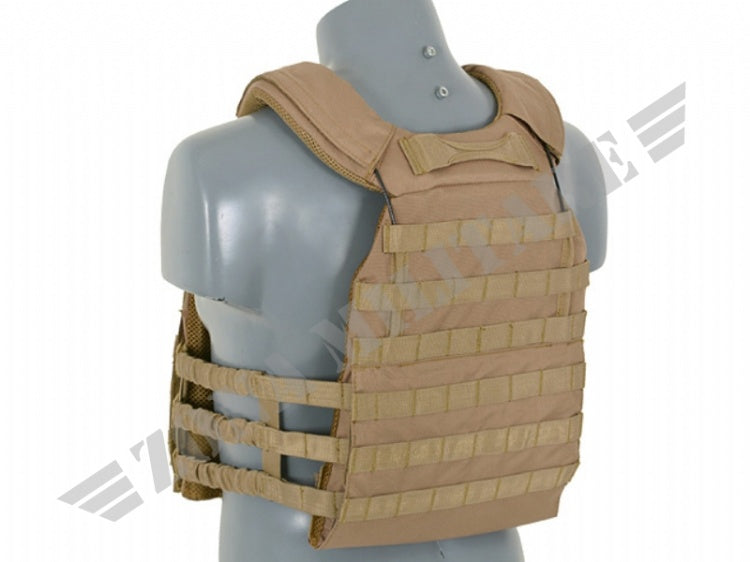 First Defense Plate Carrier Tan Version 8 Fields