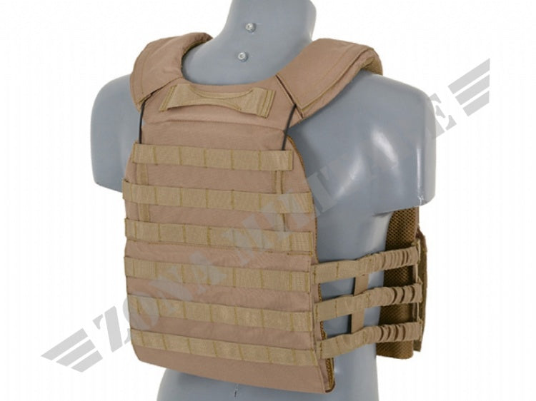 First Defense Plate Carrier Tan Version 8 Fields
