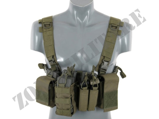 Tattico Compact Multi-Mission Chest Rig V3 Od Green 8 Fields