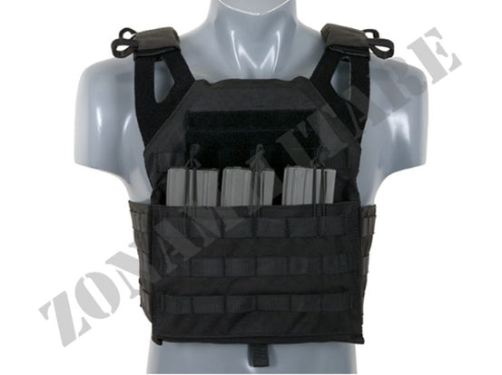 Tattico Jump Plate Carrier Cummerbund Black 8 Fields