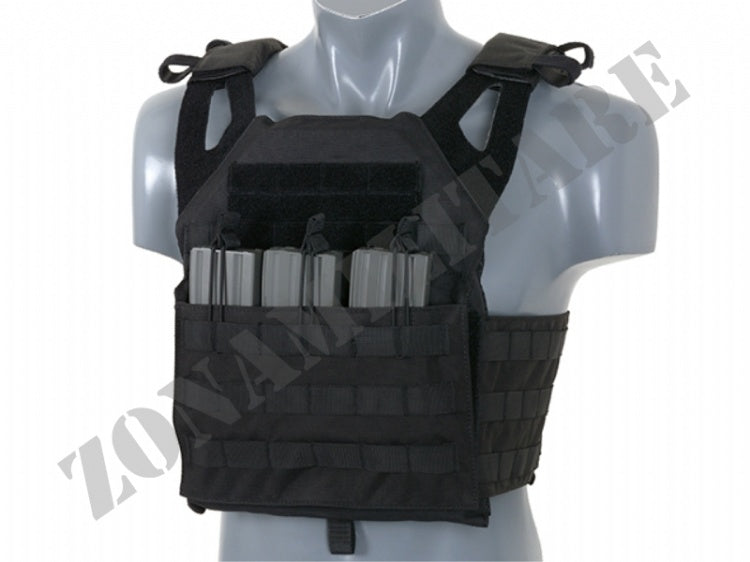 Tattico Jump Plate Carrier Cummerbund Black 8 Fields