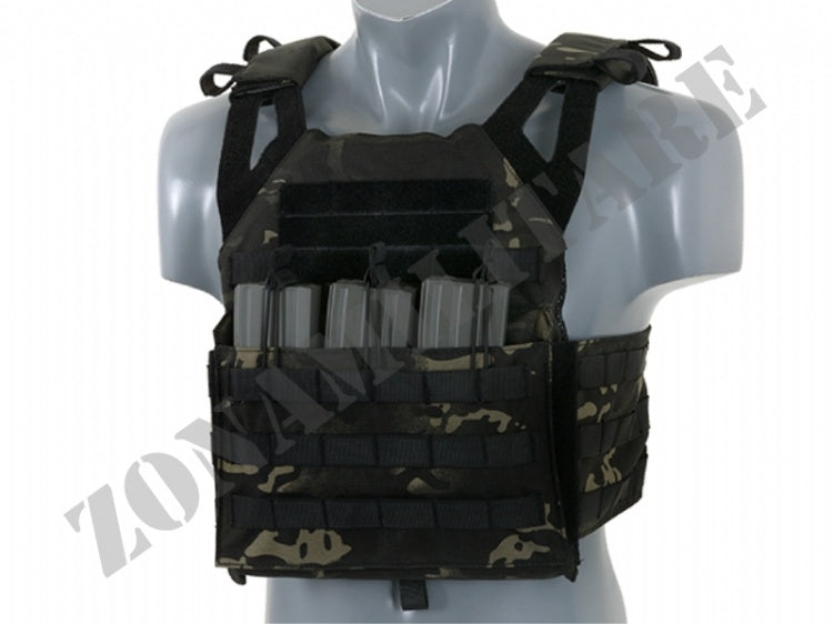 Tattico Jump Plate Carrier Cummerbund Multicam Black 8 Fields