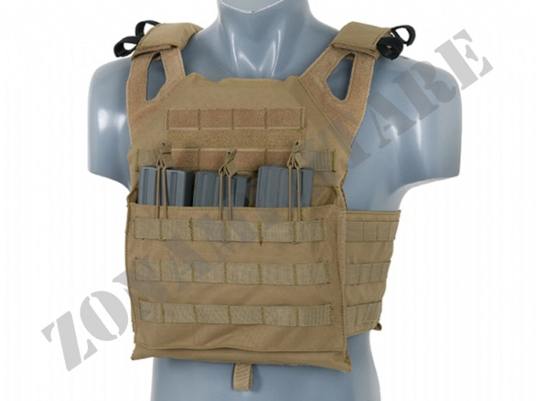 Tattico Jump Plate Carrier Cummerbund Coyote 8 Fields