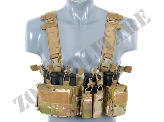 Tattico Buckle Up Recce Sniper Chest Rig Multicam 8 Fields