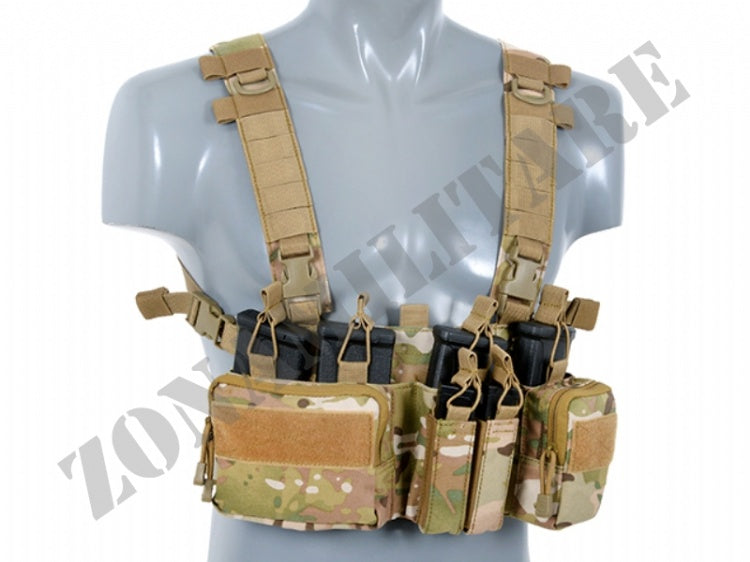 Tattico Buckle Up Recce Sniper Chest Rig Multicam 8 Fields