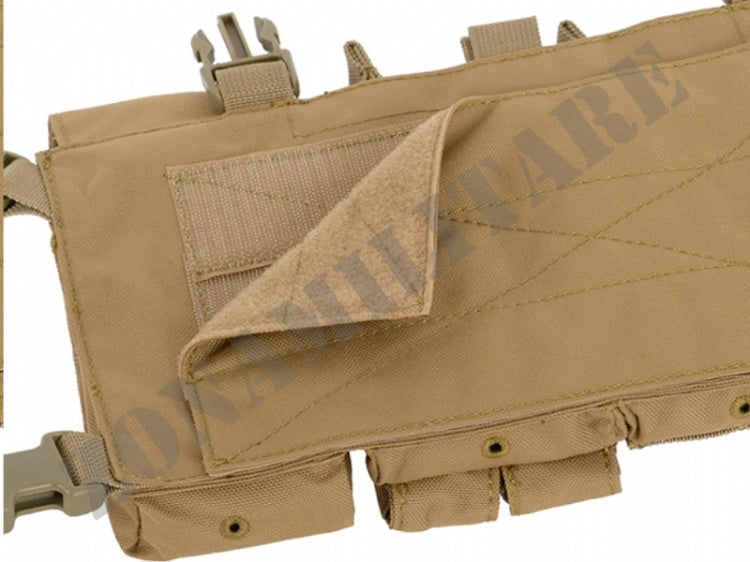 Tattico Buckle Up Recce Sniper Chest Rig Coyote 8 Fields