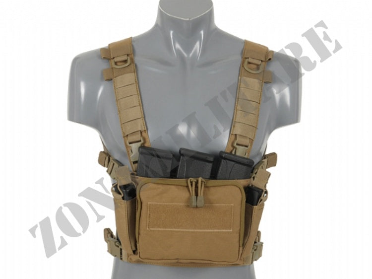 Tattico Compact Multi-Mission Chest Rig Coyote 8 Fields