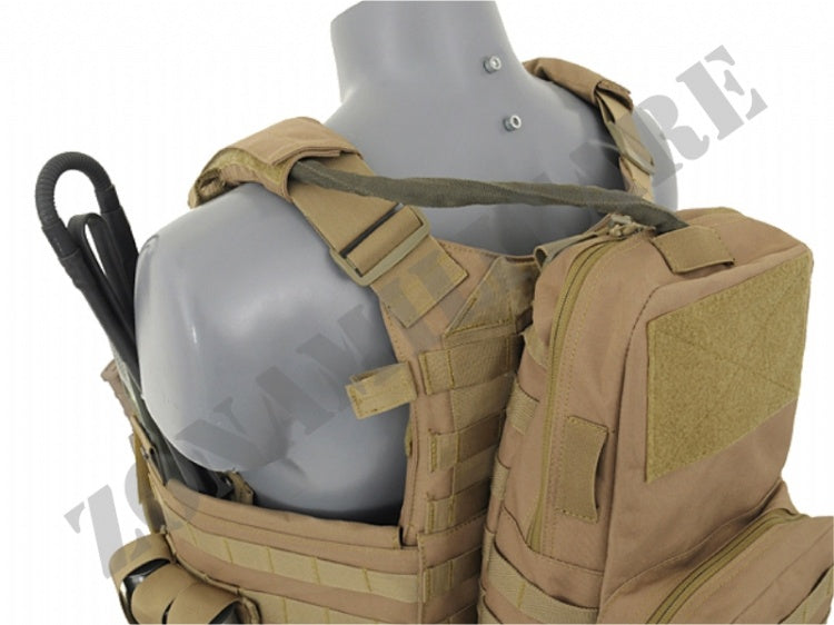Wather Hydratation Carrier Molle W/Straps Coyote