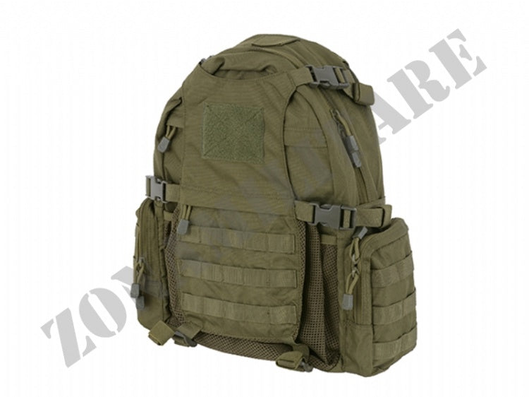 Zaino Tattico 20 Litri Con Tasca Porta Casco 8 Fields Verde Od