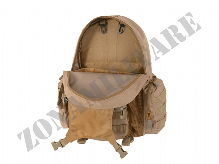Zaino Tattico 20 Litri Con Tasca Porta Casco 8 Fields Coyote