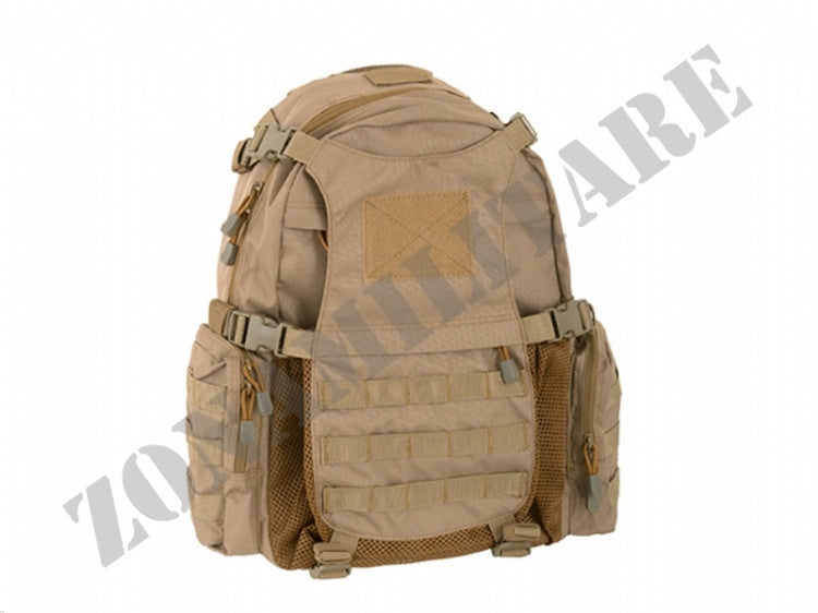 Zaino Tattico 20 Litri Con Tasca Porta Casco 8 Fields Coyote
