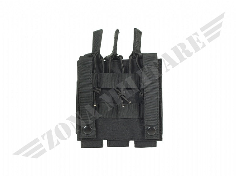 Triple Magazine Pouch Per Mp5/Mp7/Mp9 Black 8 Fields