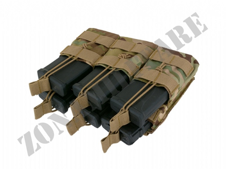 Porta Caricatori A 6 Postazioni M4/M16/Ar-15 Multicam 8 Fields