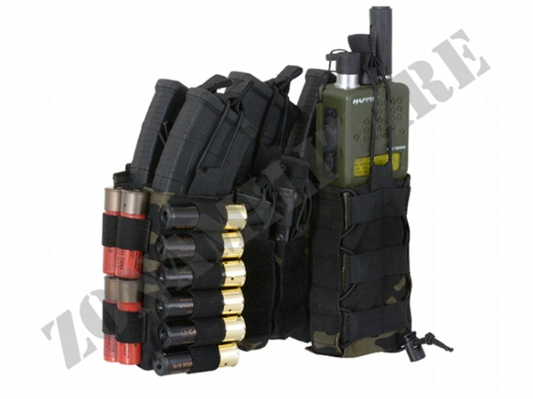 PANNELLO BUCKLE UP Multi-Mission Molle Front Panel 5.56/Cal.12 Multicam Black 8FIELD