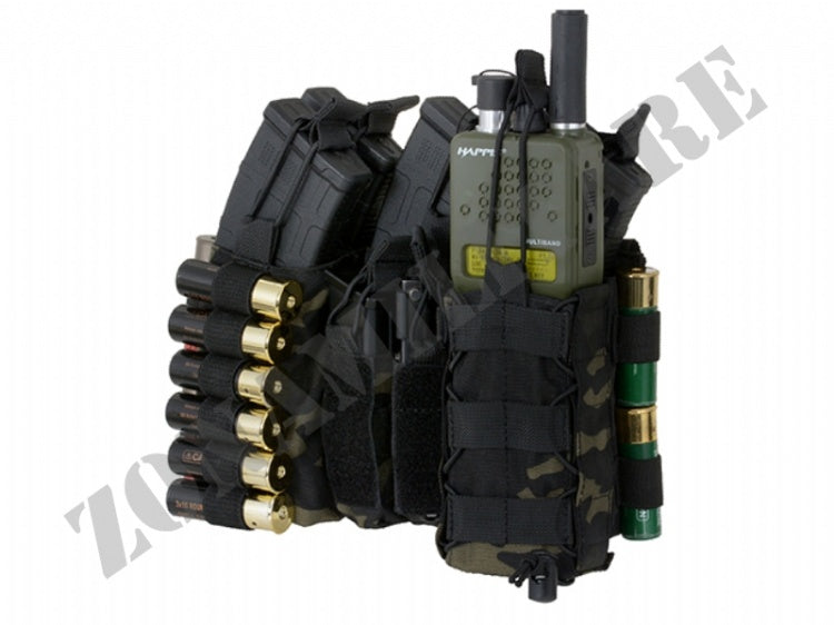 PANNELLO BUCKLE UP Multi-Mission Molle Front Panel 5.56/Cal.12 Multicam Black 8FIELD