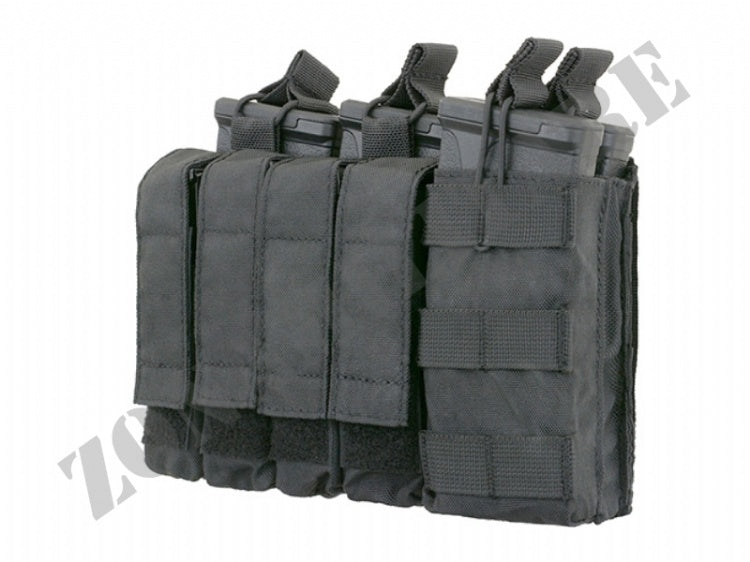 Porta Caricatori 4X 5.56 Mag E 4X Pistol Panel Black 8 Fields