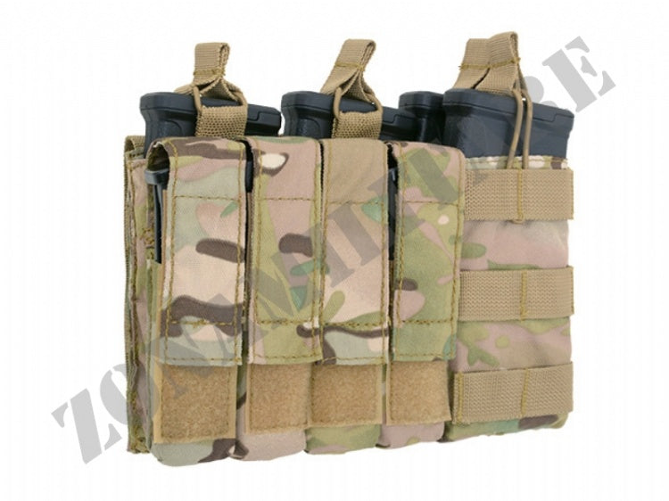 Porta Caricatori 4X 5.56 Mag E 4X Pistol Panel Multicam 8 Fields