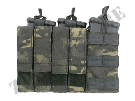 Porta Caricatori 4X 5.56 Mag E 4X Pistol Panel Multicam Black 8 Fields