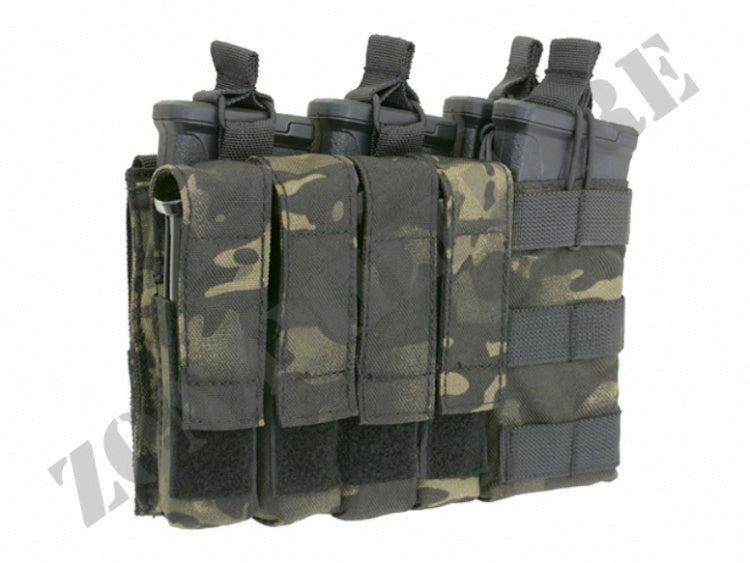 Porta Caricatori 4X 5.56 Mag E 4X Pistol Panel Multicam Black 8 Fields