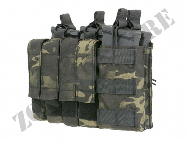 Porta Caricatori 4X 5.56 Mag E 4X Pistol Panel Multicam Black 8 Fields
