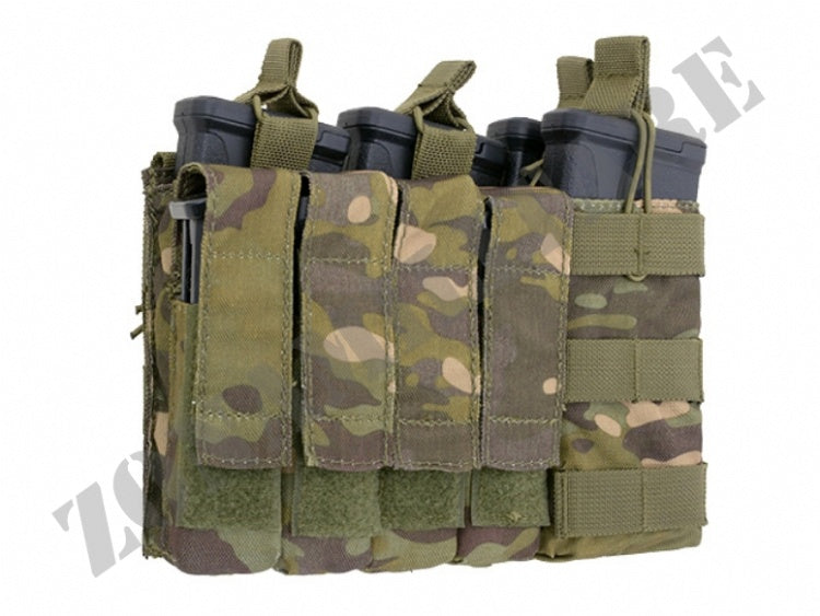 Porta Caricatori 4X 5.56 Mag E 4X Pistol Panel Atp Tropic 8 Fields