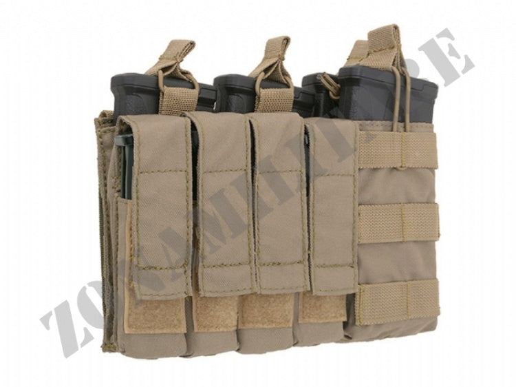 Porta Caricatori 4X 5.56 Mag E 4X Pistol Panel Coyote 8 Fields