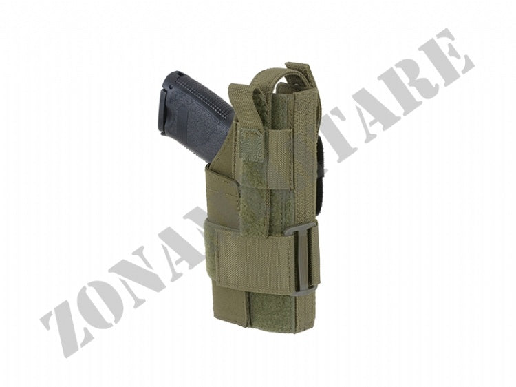Fondina Da Fianco Universale Per Pistole Accessoriate Od Green