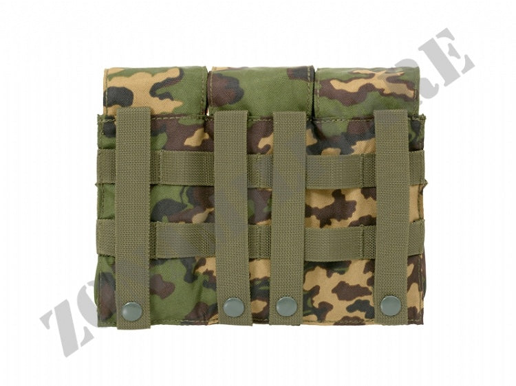 Porta Caricatori Tripla 5.56 Con Porta Cal.12 Atp Tropic 8 Fields