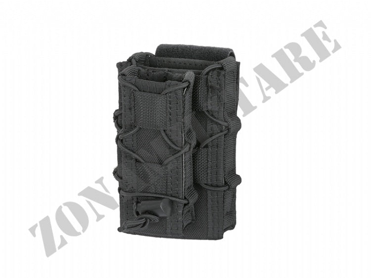 Belt Mounted Combo Rifle/Pistol Mag Speed Pouch Black 8 Fields