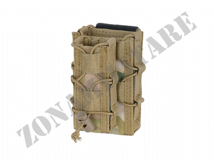 Belt Mounted Combo Rifle/Pistol Mag Speed Pouch Multicam 8 Fields