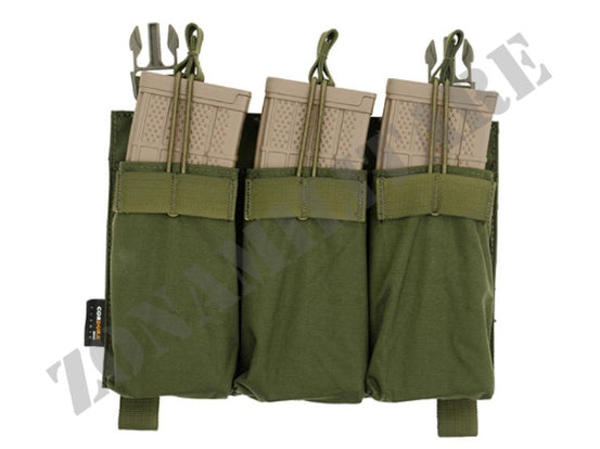 PIATTAFORMA PORTA CARICATORI Buckle Up Triple 5.56/Pistol VERDE 8 Fields