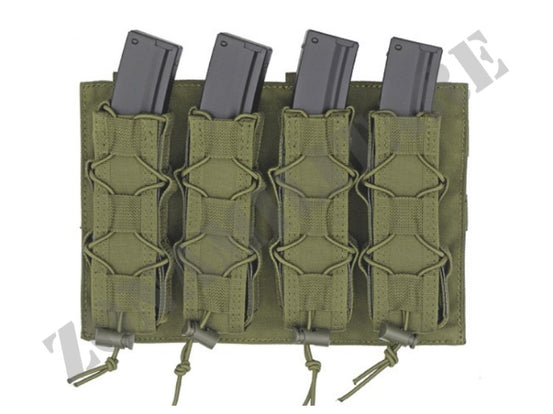 Porta Caricatori Molle Speed Quad Mp5/Smg Od Green 8 Fields