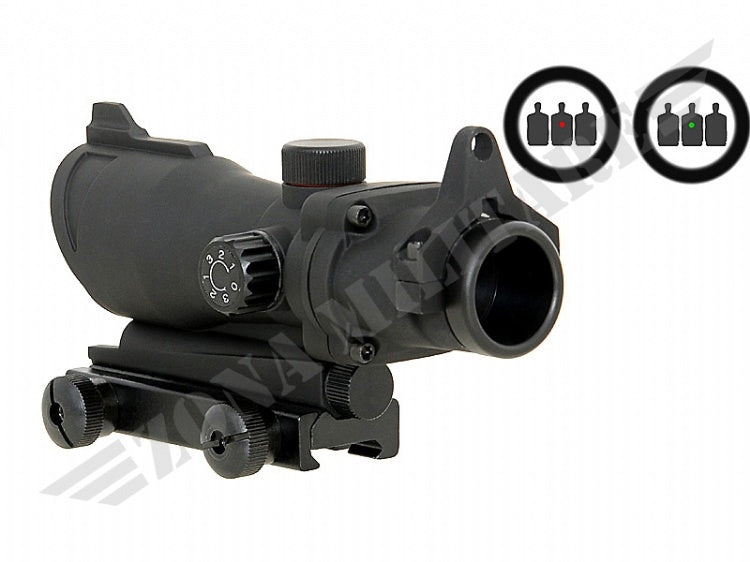 Replica Of Acog Red Dot Sight Acm Black 8 Fields