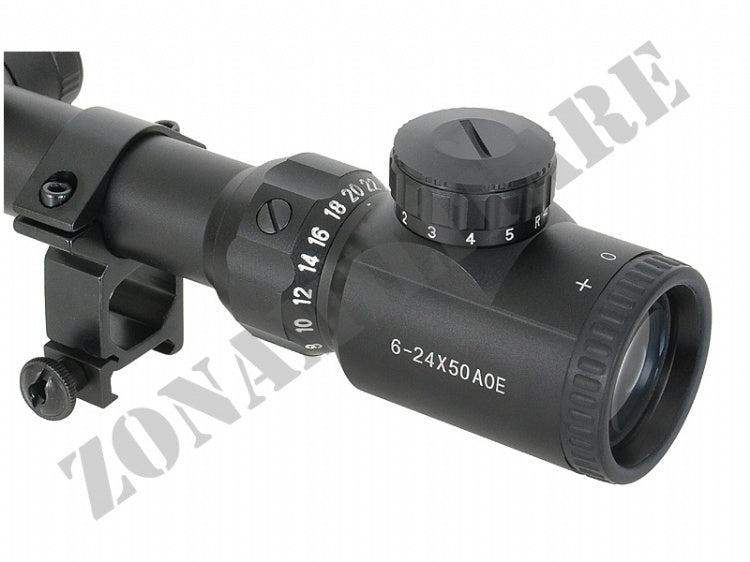 Ottica 6-24X50Aoe With Parallax Regulation 8 Fields