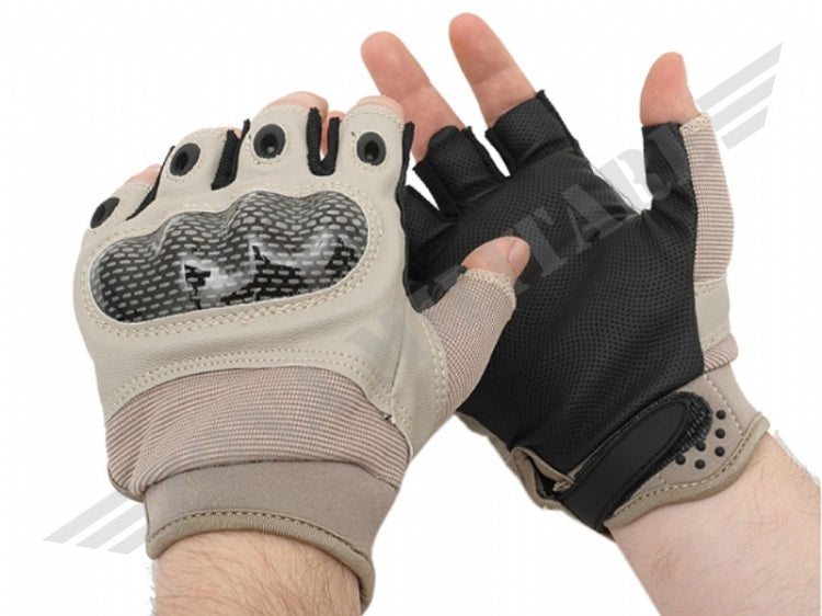 Military Combat Gloves Mod. Iii Colore Tan 8 Fields