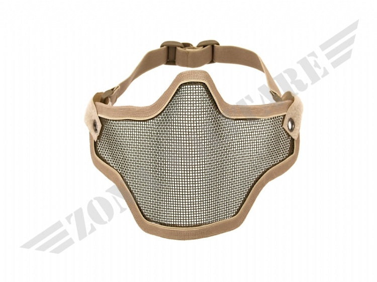 Steel Half Face Mask Coyote Brown 8 Fields