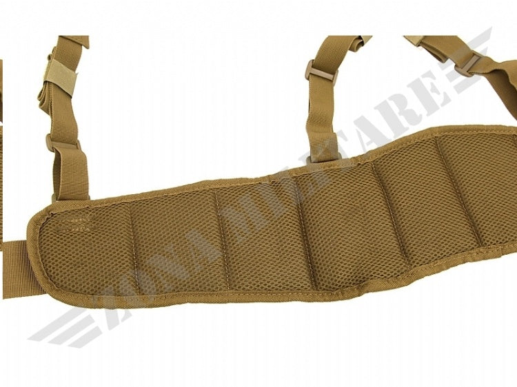 Padded Patrol Belt With Suspenders Coyote 8 Fields