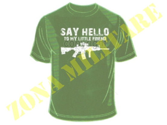 Maglietta Us 2013 Say Hello Colore Verde