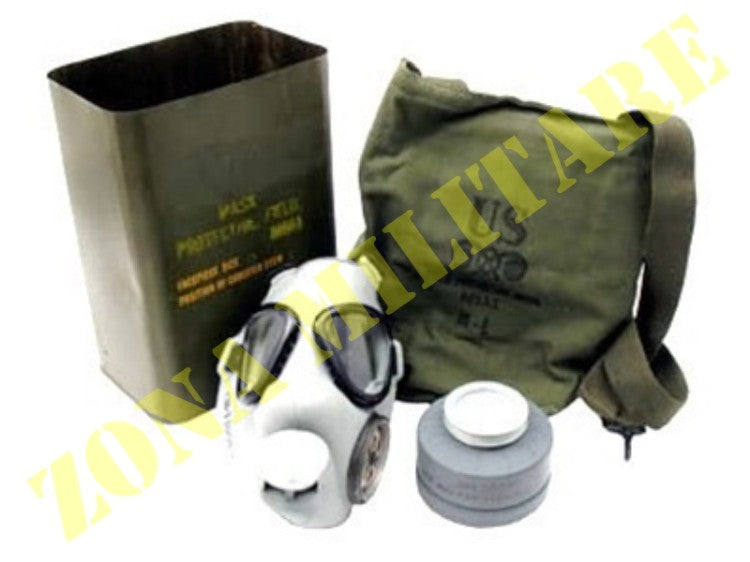 Set Maschera Antigas Sovietica GP5 – Replica Militare WWII Con Borsa E Filtri, Taglie XS A XL, Grigia O Nera