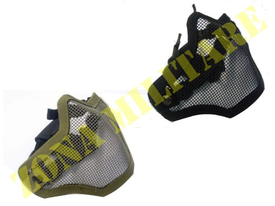 Maschera Protettiva A Rete Metallo Vari Colori