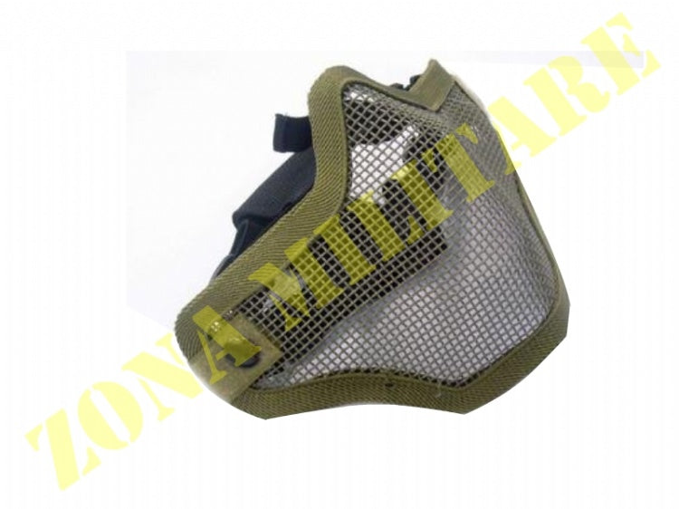 Maschera Protettiva A Rete Metallo Vari Colori