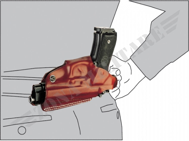 Fondina Ascellare In Cuoio E Cintura Sgancio Rapido VEGA HOLSTER