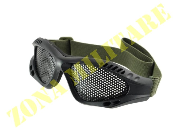 Occhiale Modello Hero Per Softair Con Rete