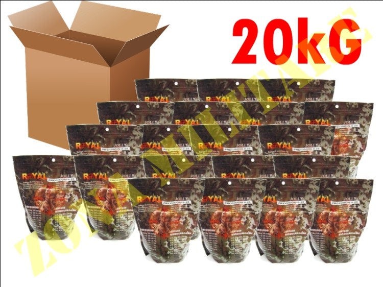 Confezione Da 20Kg Di Pallini Royal Da 0,25Gr