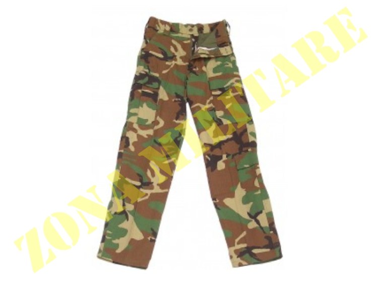 Panta Bdu Rip/Stop Con Lacci Reg. Woodland