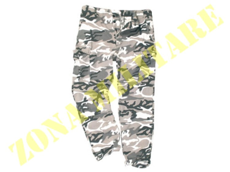 Panta Bdu Miltec Urban Camo Rip/Stop Washed