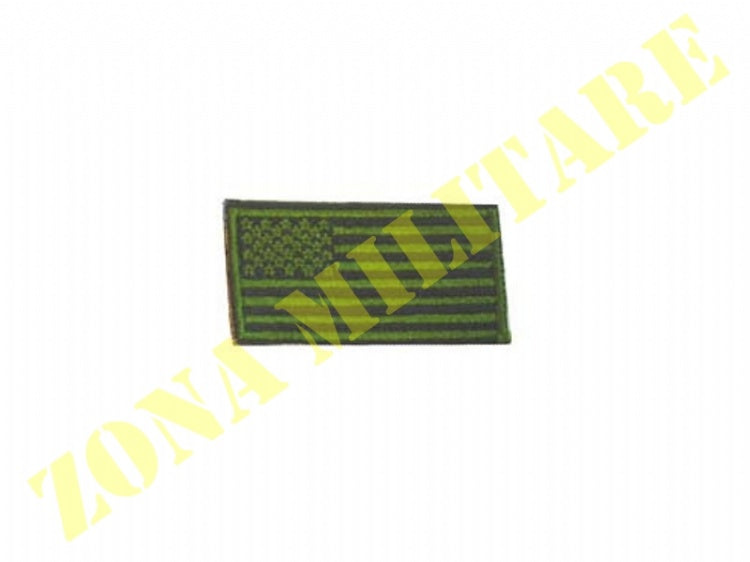 Patch Ricamata Con Velcro Little American Flag