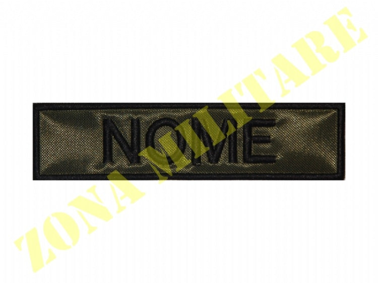 Patch Ricamata Con Nome Completa Di Velcro Set Da 10 Pezzi