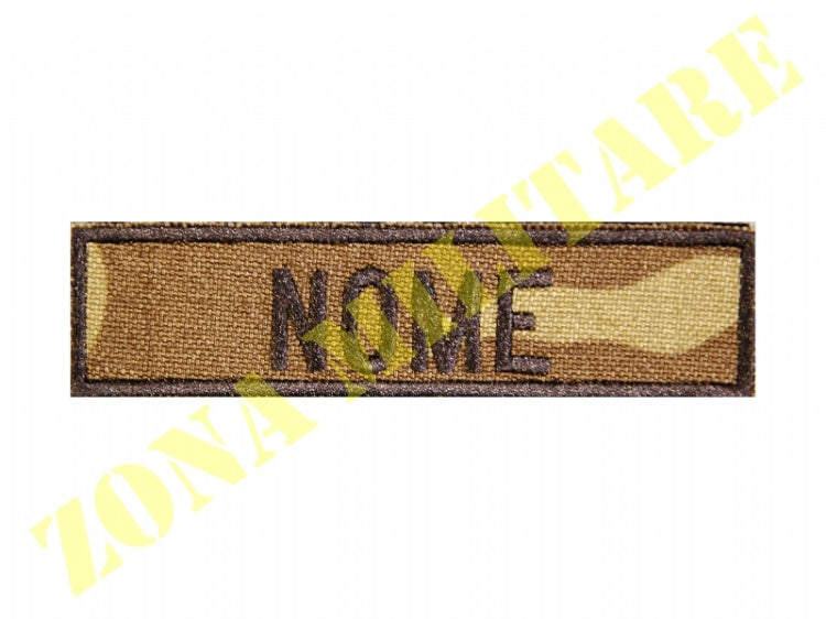 Patch Ricamata Con Nome Completa Di Velcro Set Da 10 Pezzi