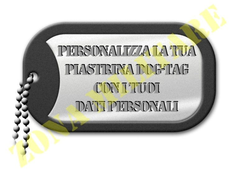 Piastrine Dog-Tag Punzonate Personalizzate